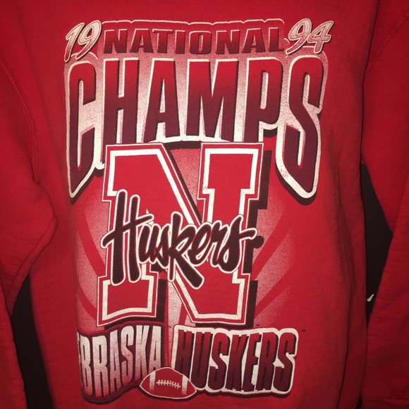 Men’s Large NCAA Nebraska Cornhuskers Sweatshirt - Picture 2 of 4